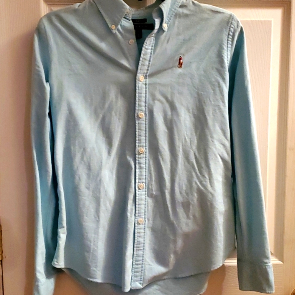 Ralph Lauren Women's Slim Fit Oxford Size Small